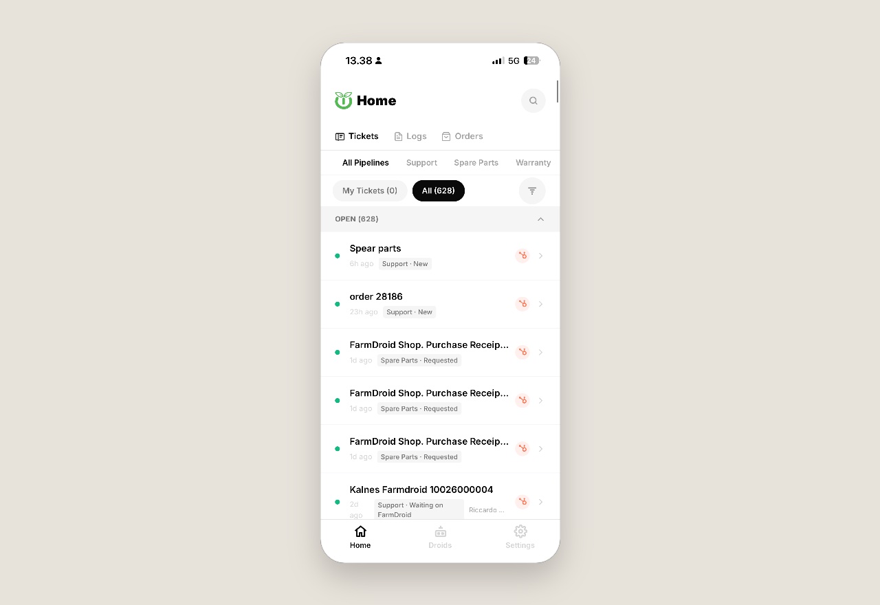 FarmDroid Service App